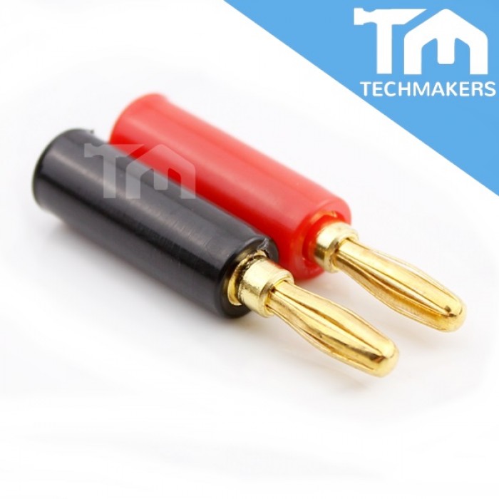 Banana Plug Male Red / Black